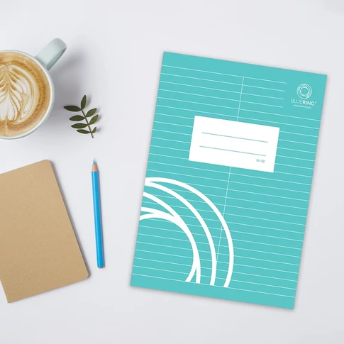 Bluering® A5 méretű füzet, 32 lapos, „Szótár 31-32” jelöléssel – iskolai vagy irodai használatra, praktikus méretben és tartós kivitelben