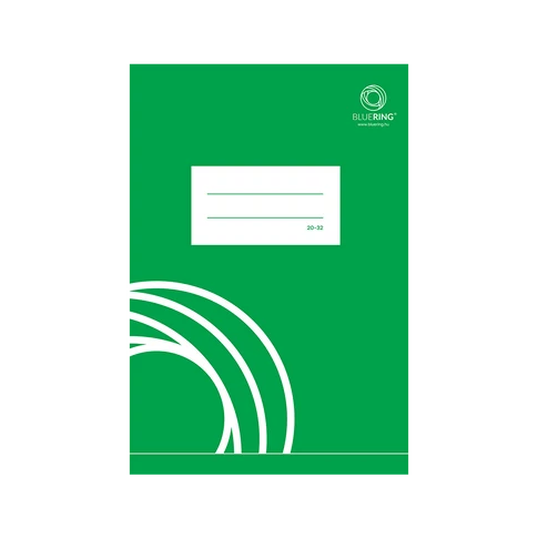 Füzet iskolai A5, 32lap, sima 20-32 Bluering®