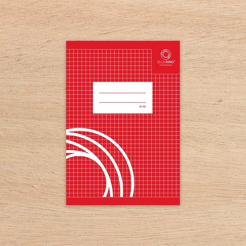 Bluering A5 méretű füzet, 32 lap, kockás (négyzetrácsos), “27-32”
