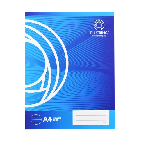 Füzet iskolai A4, 32lap, vonalas 81-32 Bluering®