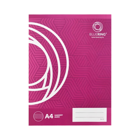 Füzet iskolai A4, 32lap, hangjegy 86-32 Bluering®