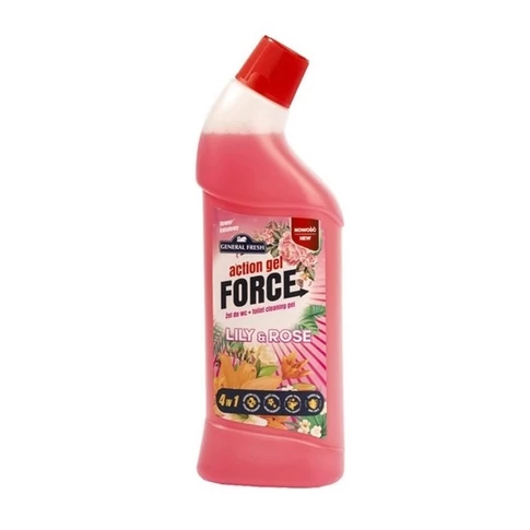 WC tisztító gél 1 liter Action Gel Force Virág illat