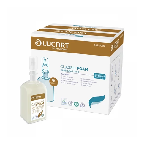 Habszappan utántöltő 1 liter Identity Classic Lucart_89111000