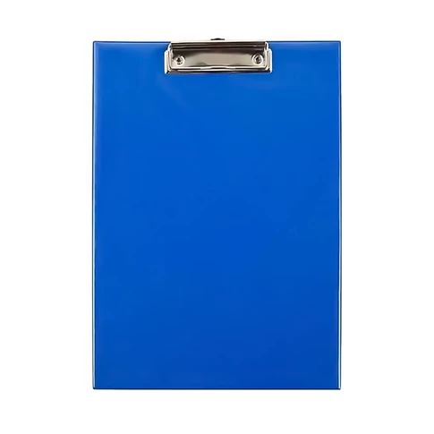 Kék színű Ark A4 műanyag felírótábla masszív fém csipesszel iratok és jegyzetlapok kényelmes rögzítésére