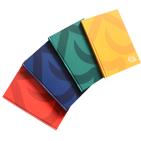 Beírókönyv A5, 96lap, keményfedeles egyszínű Lipa Mill vonalas