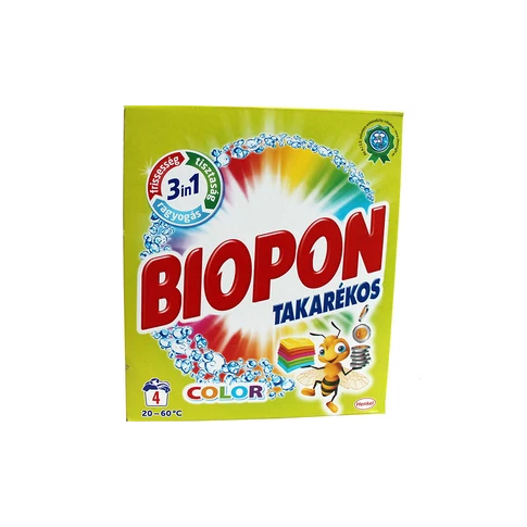 Mosópor 240 g (4 mosás) színes ruhákhoz Biopon Takarékos Color
