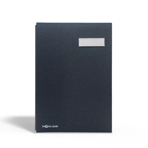 Aláírókönyv, 20lap, A4 Pagna 24191 vászon borító fekete