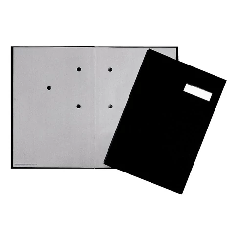 Aláírókönyv, 20lap, A4 Pagna 24191 vászon borító fekete