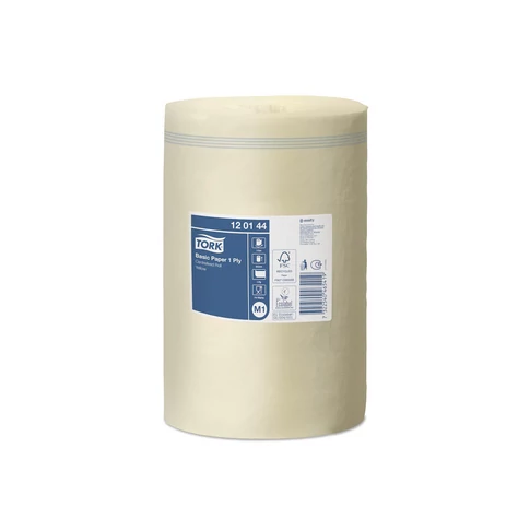 Kéztörlő 1 rétegű tekercses átmérő: 14 cm 115 m/tekercs 11 tek/karton mini belsőmagos M1 Universal Tork_120144 sárga