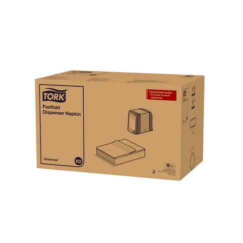 Szalvéta adagolóba 300 szál/csomag 36 csomag/karton N2 Counterfold Tork_10933 fehér