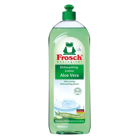Frosch Aloe Vera mosogatószer 750 ml zsíroldó hatás növényi kivonatokkal pH semleges
