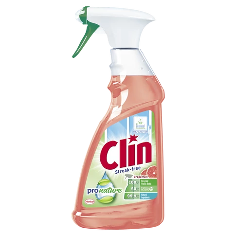 Clin ProNature ablaktisztító szórófejes 500 ml, grapefruit illattal