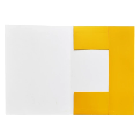 Iratgyűjtő, táblázatos pólyás dosszié A4, 230g. karton Bluering® sárga