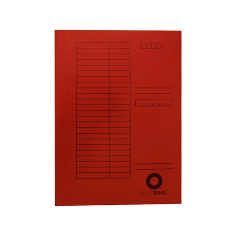 Piros, karton gyorsfűző A4-es iratrendezéshez