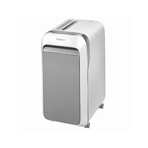 Iratmegsemmisítő, mikrokonfetti vágás 2 x 12mm, 18 lap, FELLOWES Powershred LX221 , fehér