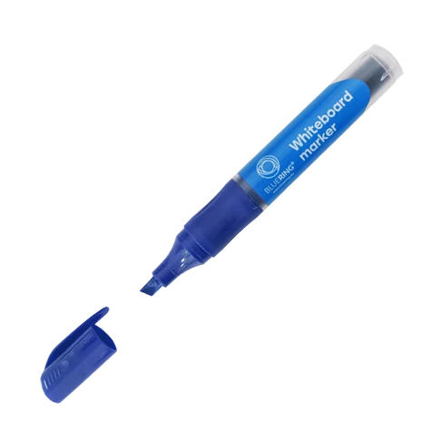 Táblamarker 2,2-5,2mm, vágott hegyű, cserélhető betétes, Bluering kék