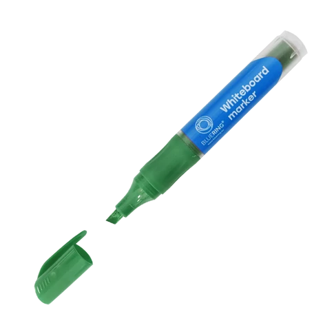 Táblamarker 2,2-5,2mm, vágott hegyű, cserélhető betétes, Bluering zöld