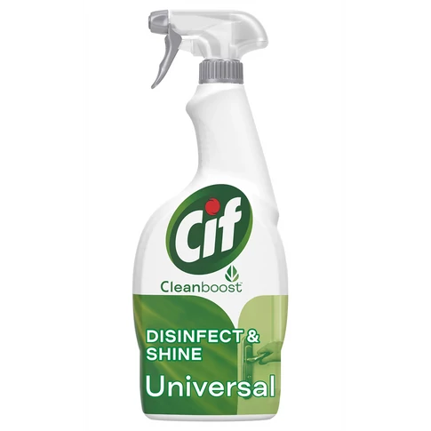 Fertőtlenítő hatású tisztítószer szórófejes 750 ml Cif Disinfect&Shine