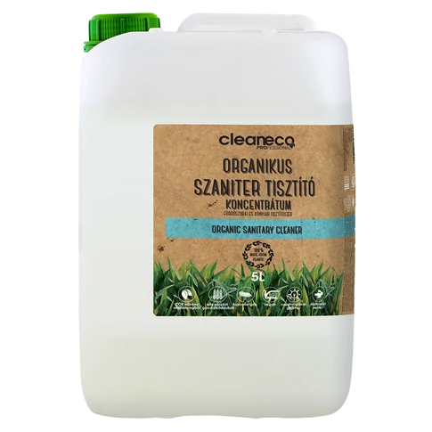 Tisztítószer konyhai és fürdőszobai 5 liter organikus Cleaneco