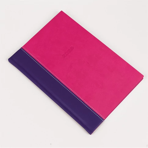 Határidőnapló Linett B/5, heti fehér lapokkal lila-pink Realsystem 2026.