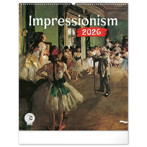 Falinaptár képes  480×560mm Impressionism  Realsystem 2026.