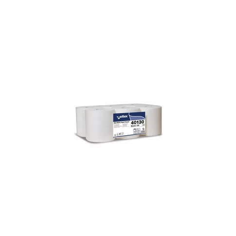 Kéztörlő 2 rétegű tekercses átmérő: 19 cm 100% cellulóz 6 tekercs/karton Celtex_40130 hófehér