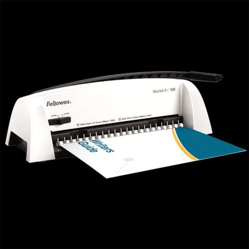 Fellowes Starlet 2+ spirálozó gép műanyag spirálkötéshez, manuális, maximum 120 lap