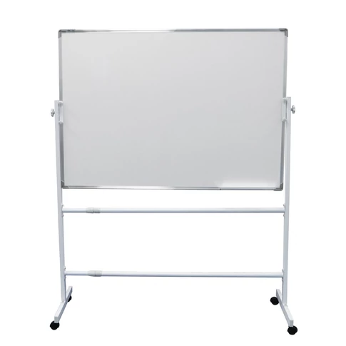 Bluering forgatható fehértábla, kétoldalas, mágneses, 90×120 cm méretben, állvánnyal