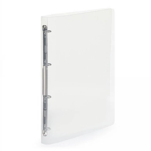 Gyűrűskönyv A4, 4 gyűrűs 2cm gerinc áttetsző PP, Karton P+P Lines transzparens