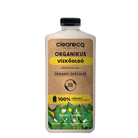 Vízkőoldó-Szanitertisztító citromsavas 1 liter organikus Cleaneco