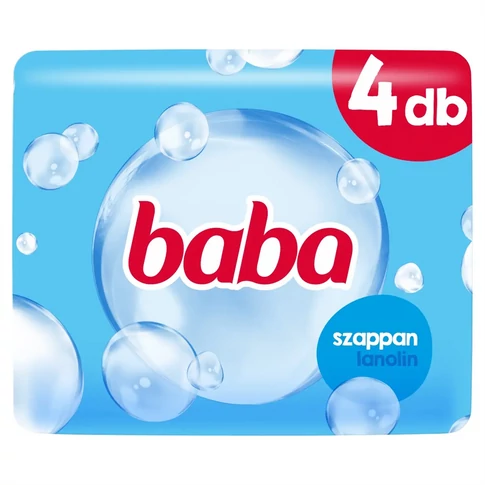 Szappan 4 x 90 g Baba Lanolionos