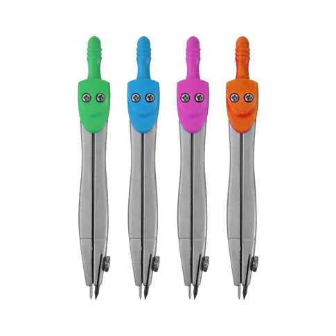 Vegyes színű körző műanyag tasakban