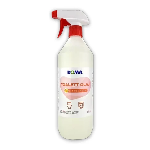 Doma Citrus Rose WC illatosító olaj 1 literes szórófejes flakonban – friss, virágos-citrusos illataromával