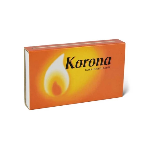 Korona hosszú gyufa – biztonságosabb gyújtás gyertyához, kandallóhoz, cserépkályhához és grill begyújtáshoz