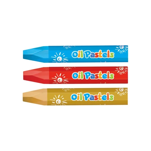 Kréta olajpasztell, 74 x 10 mm, 24 db/doboz, Keyroad