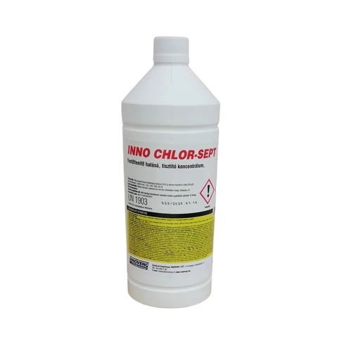 Fertőtlenítő hatású tisztítószer 1 liter klóros Inno Chlor-Sept