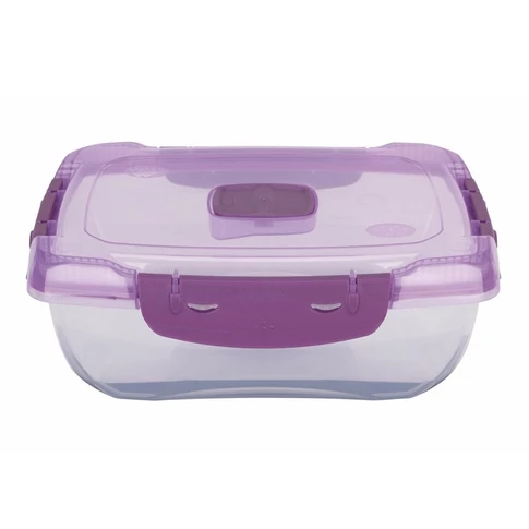 Ételtároló doboz 1 literes csatos és szelepes mikrós-fagyasztós_lányos színek