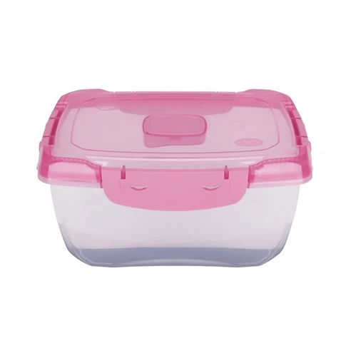 Ételtároló doboz 1,4 literes csatos és szelepes mikrós-fagyasztós_lányos színek