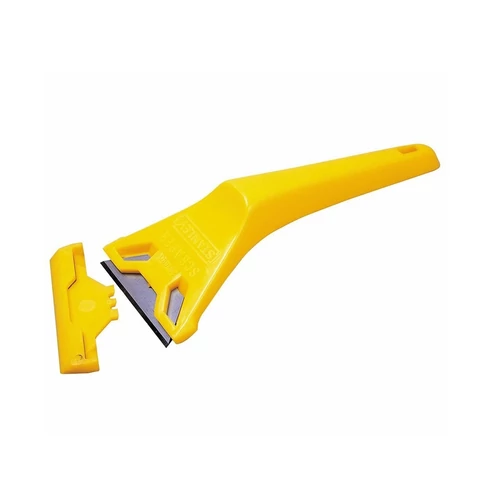 Ablaküveg kaparó cserélhető pengével – ragasztómaradvány, festékfolt és lerakódás eltávolítására üvegről