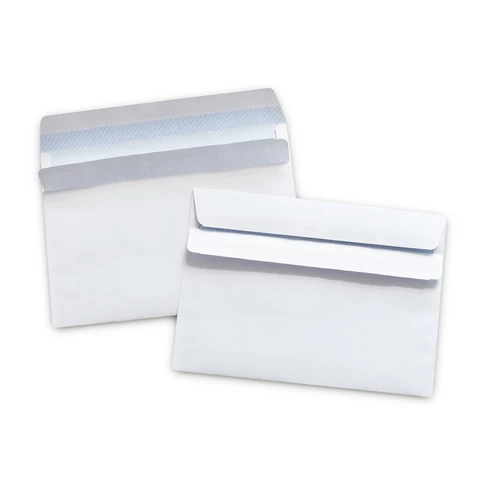 Öntapadós bélésnyomott C5 boríték – Bluering® fehér, 162×229 mm, hivatalos levelezéshez