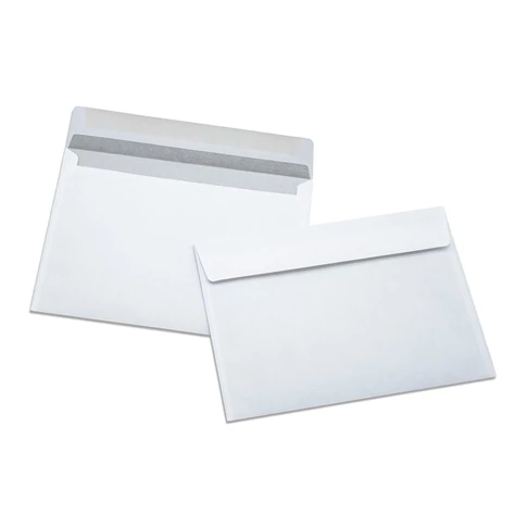 Boríték LC/6 enyvezett bélésnyomott 114x162mm Bluering® fehér