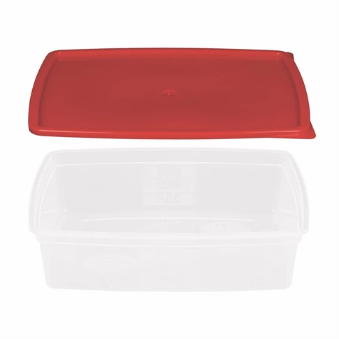 Praktikus ételtároló doboz fedéllel 1,5 literes mikrós-fagyasztós