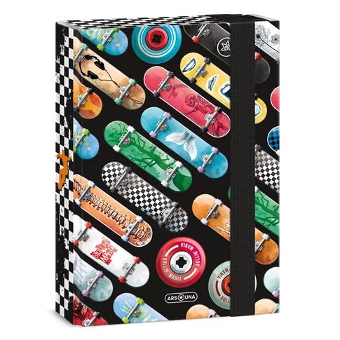 A5 füzetbox Ars Una Rollin Mania iratok és füzetek tárolására tartós karton kivitel