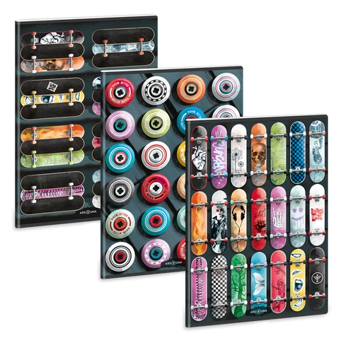 Ars Una ROLLIN MANIA A4 vonalas füzet, 40 lap, 10 db-os csomag, iskolai használatra