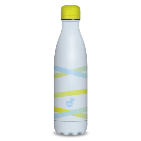 Fémkulacs duplafalú 500ml Ars Una Ribbon-yellow (5167) 22