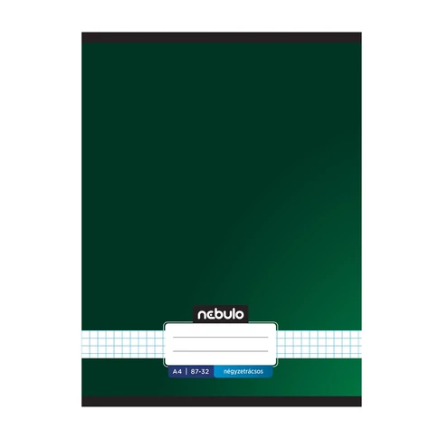 Füzet, A4, kockás, 87-32, Xtreme minták, 12 db/csomag Nebulo