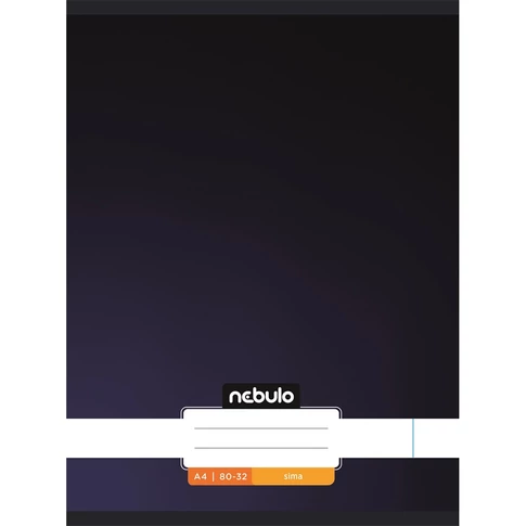 Füzet, A4, sima, 80-32, Xtreme minták, 12 db/csomag Nebulo