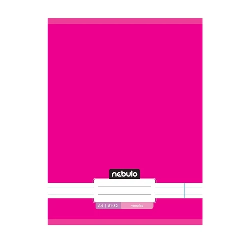 Füzet, A4, vonalas, 81-32, Monochrome és Gradient minták I., 12 db/csomag Nebulo
