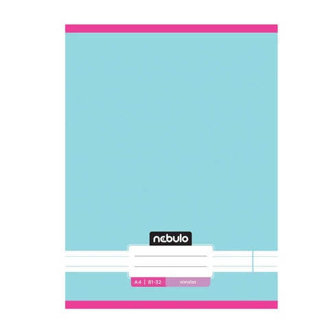 Füzet, A4, vonalas, 81-32, Monochrome és Gradient minták I., 12 db/csomag Nebulo