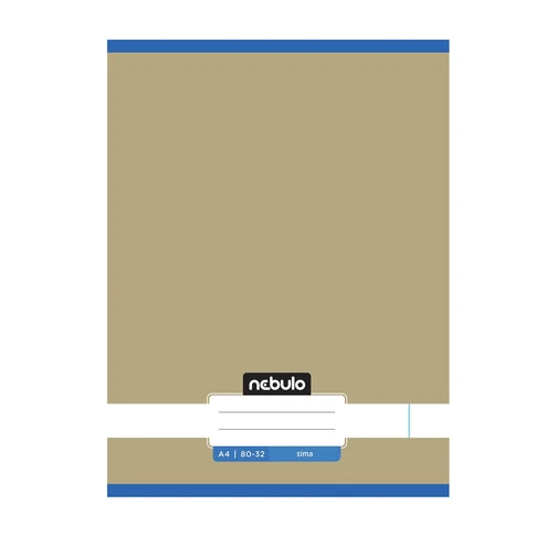 Füzet, A4, sima, 80-32, Monochrome és Gradient minták II., 12 db/csomag Nebulo